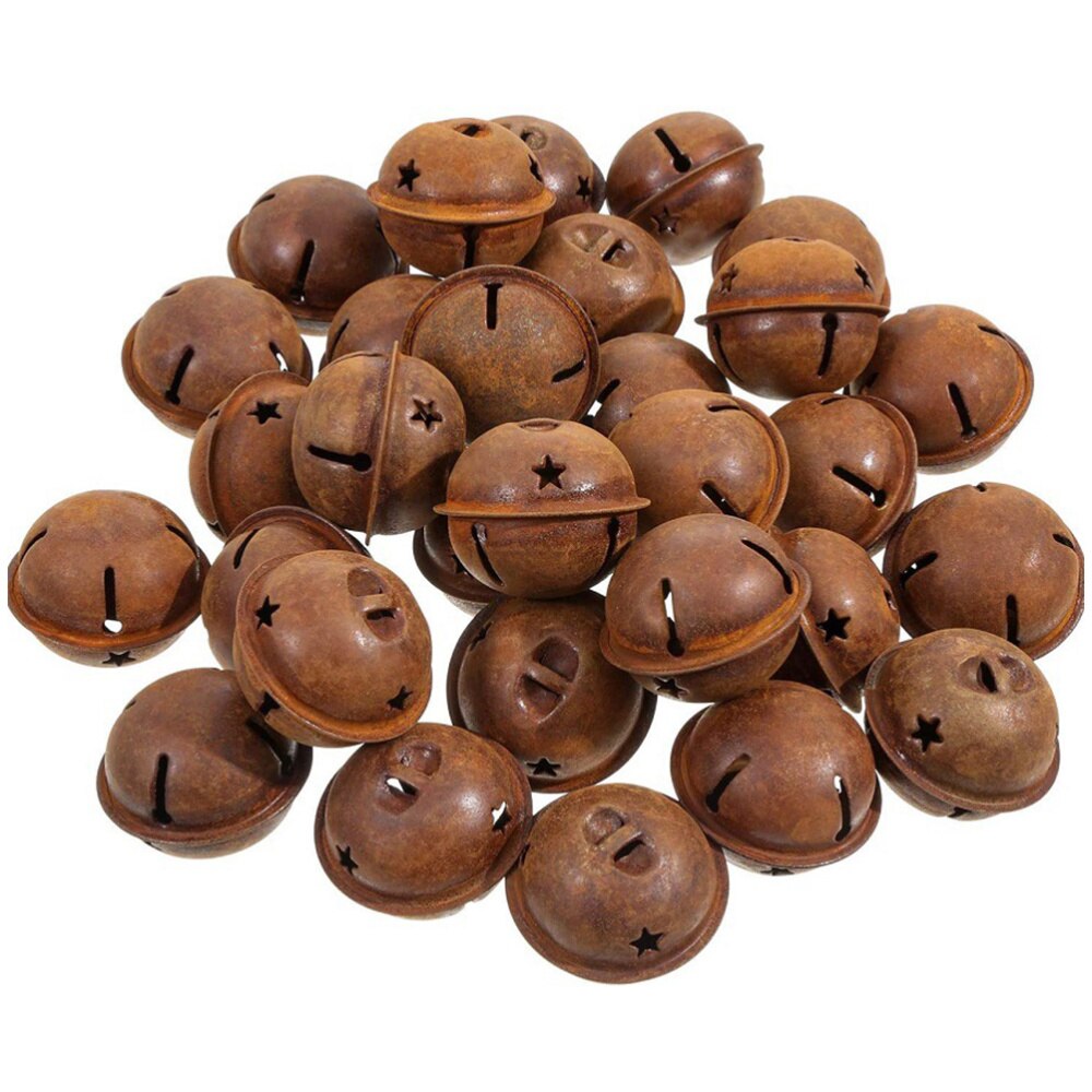 1 Set Van 30 Pcs Kerst Vintage Jingle Bells Kerstboom Bell Opknoping Ornamenten: Default Title