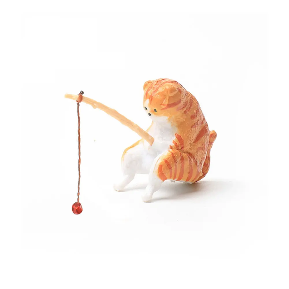 Vissen Kat Aquaria Decoraties Aquarium Hangbaar Landschap Aquarium Kat Vissen Ornament Thuis Aquarium Decor: Blauw