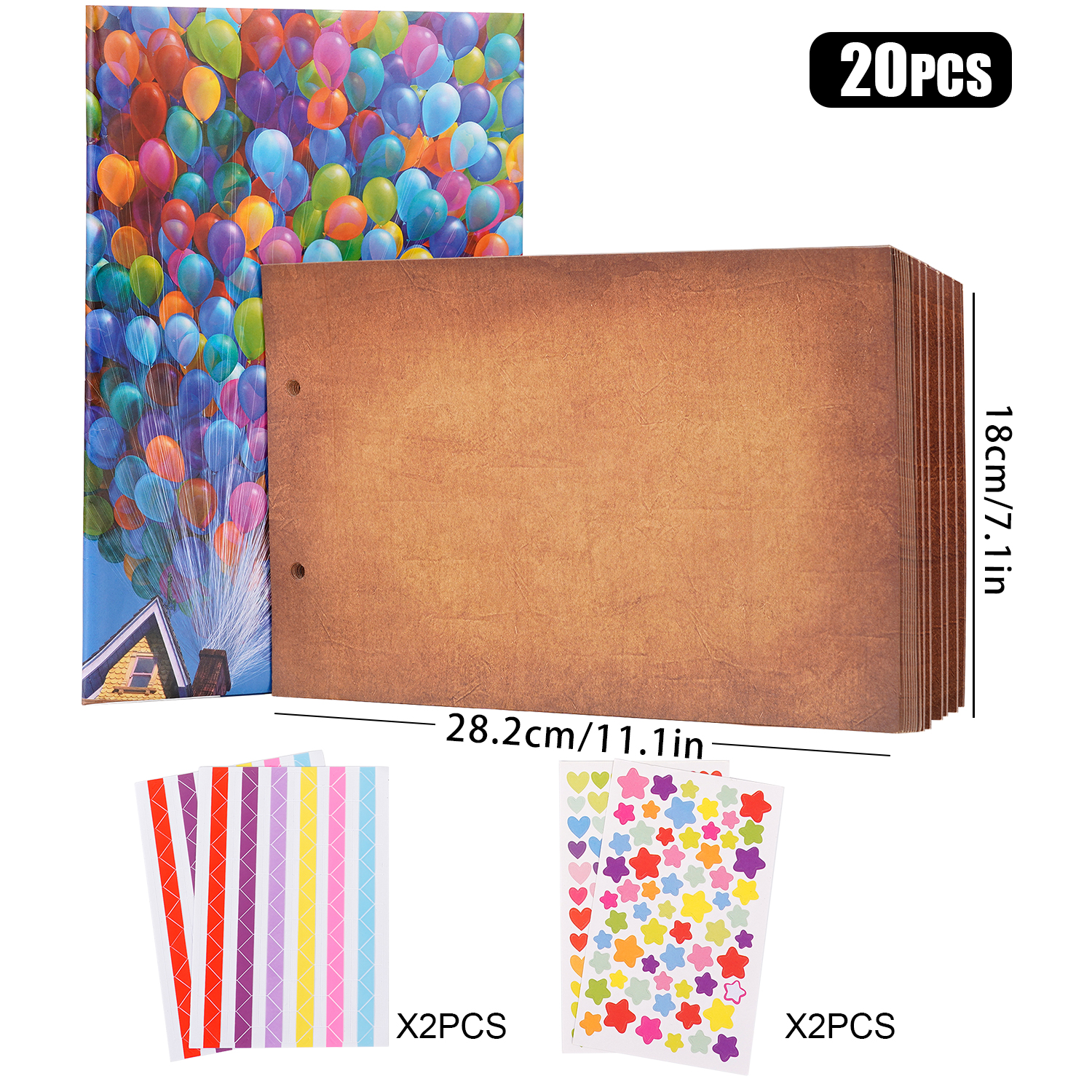 146-seitiges DIY handgemachtes Fotoalbum, Sammelalbum, unser Abenteuerbuch, retro-Kraftalbum, Jahrestag, Hochzeit, Erinnerung, Muttertagsgeschenk: verrotten