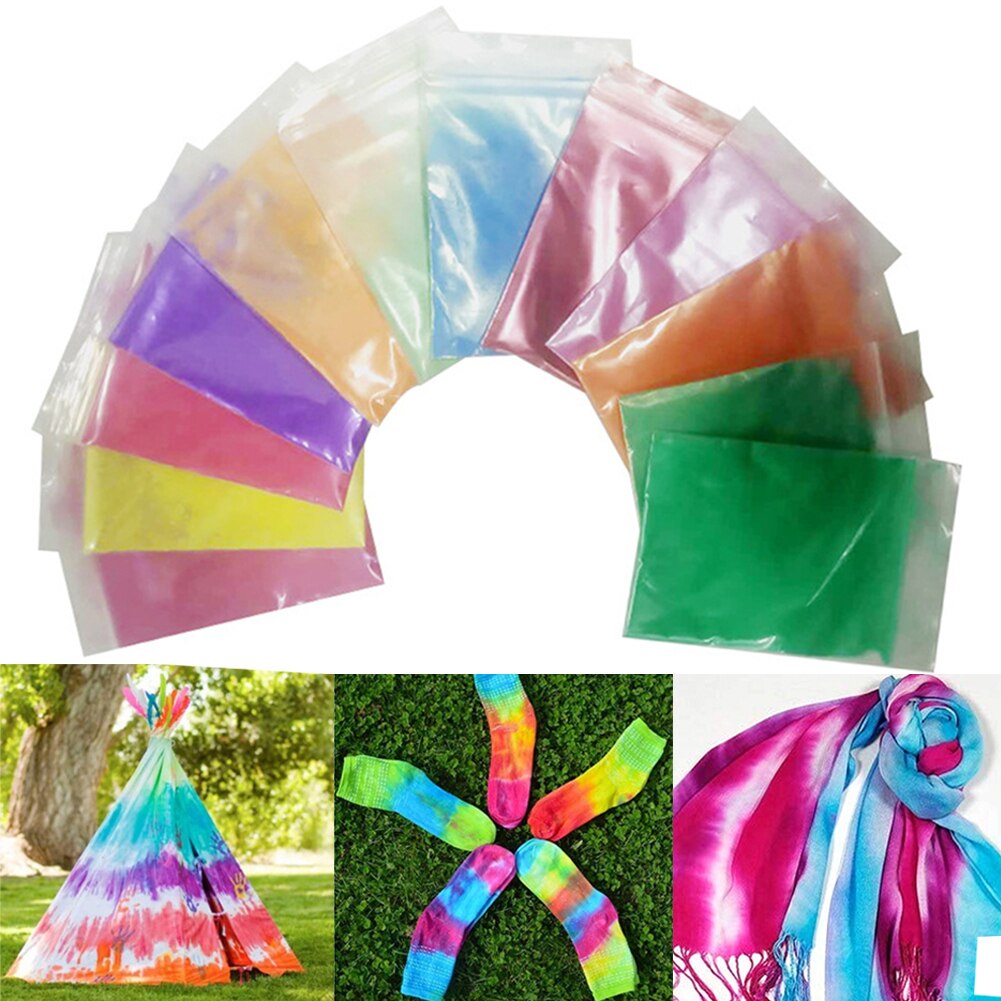DIY Quick Drying Adult Beginners Scarves For Clothes Tie-dye Kit Textile Fabric Drawing Graffiti Hand Painted Painting Powder