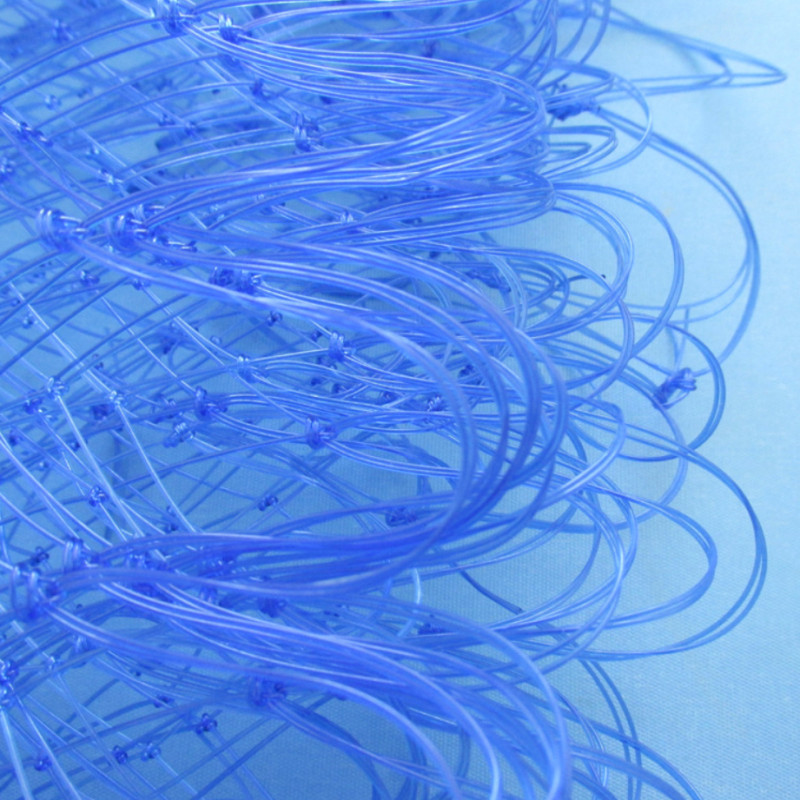 3 Sizes Nylon Fishing Nets Collapsible Fishing Tools Rhombus Mesh Hole Depth Folding Nylon Landing Dip Net