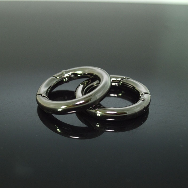 5 teile/los Heraus Größe 25mm 28mm Rose Gold/Gold/Bronze Schlüssel Ketten mit Frühling Schnalle (nie Verblassen) split Ring Schlüssel Ringe Für Tasche