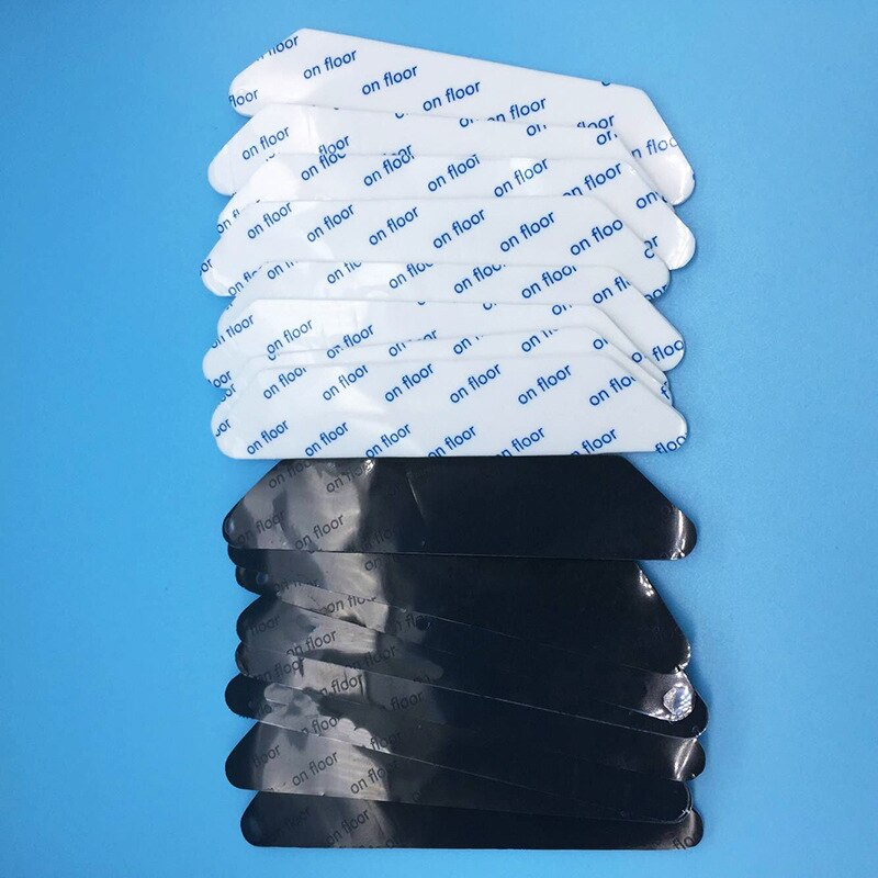 8Pcs/Lot Anti-slip Rug Grips Seamless Removable Adhesive Rug Grippers for Home Carpet Curling Circular Corners Edge Stairs