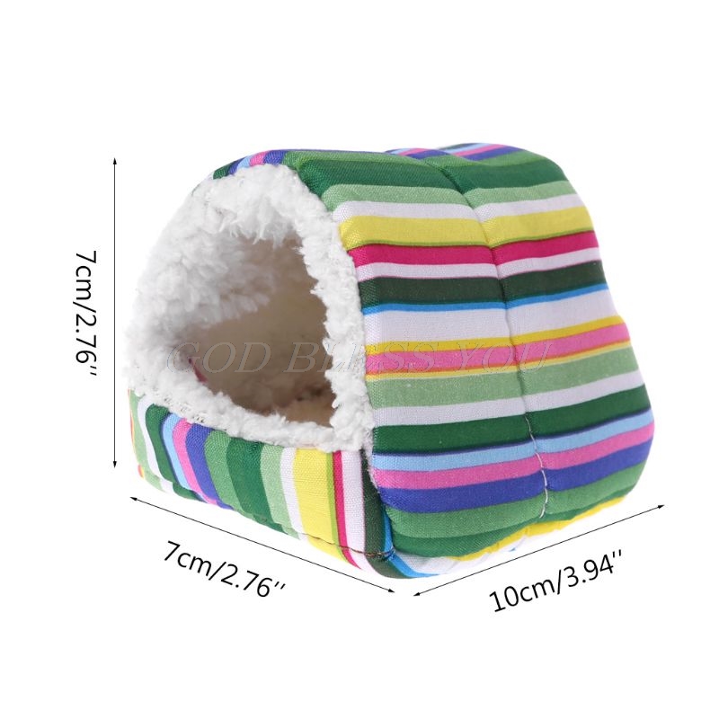 Polaire Hamster Cage cochon d'inde tapis de couchage lit coussin petit Animal maison directe