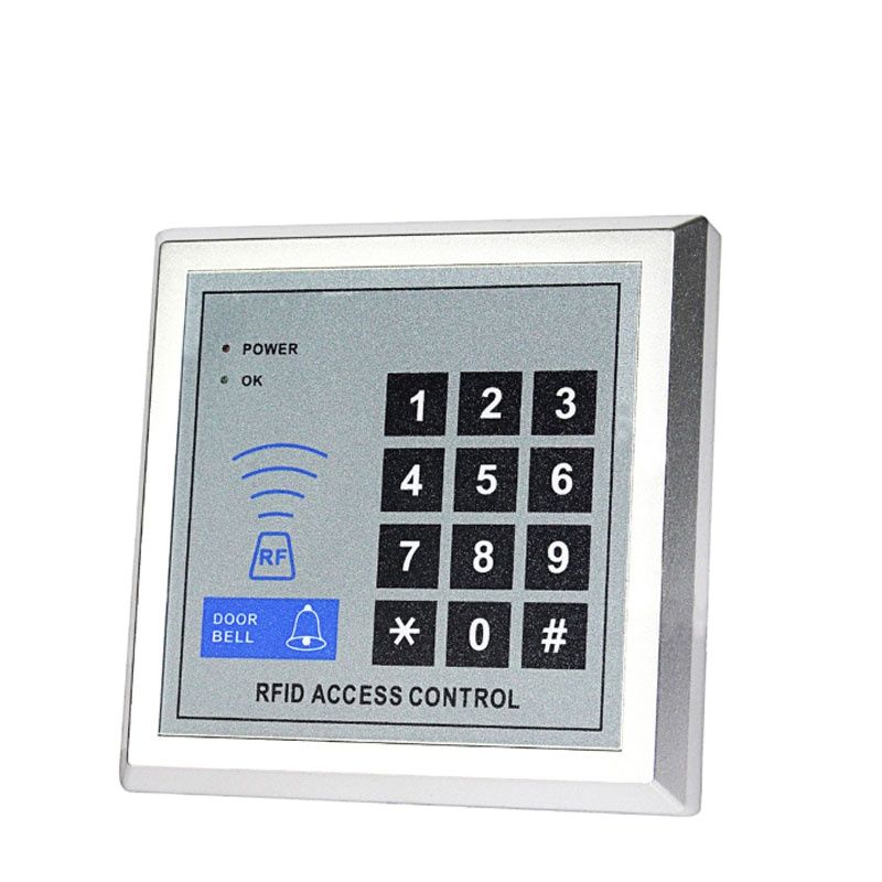 KINGJOIN Security password keyboard 125KHz RFID Proximity Entry Door Lock Access Control System 500User +10 Keys