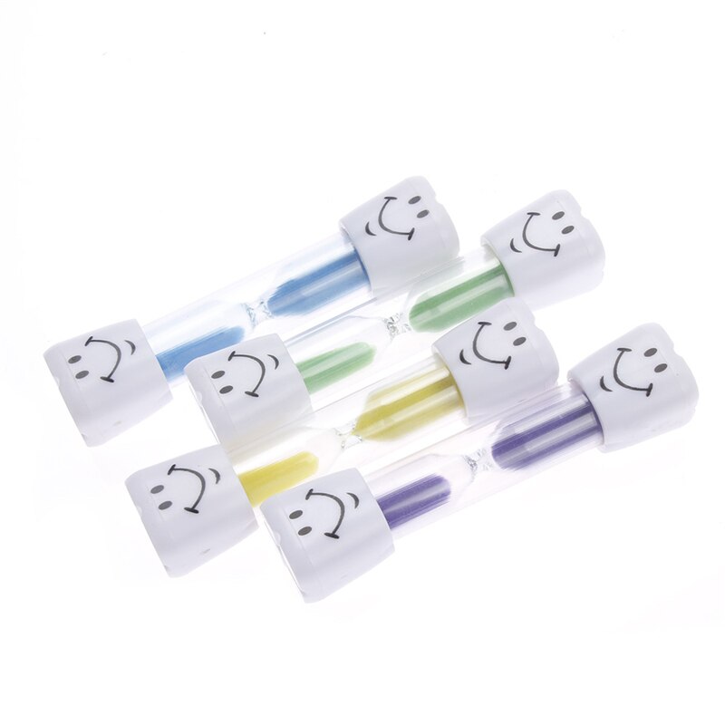 Children Kids Tooth Brushing Timer 2 Minutes Smiling Face Sandglass Hourglass Make children love brushing their teeth Of