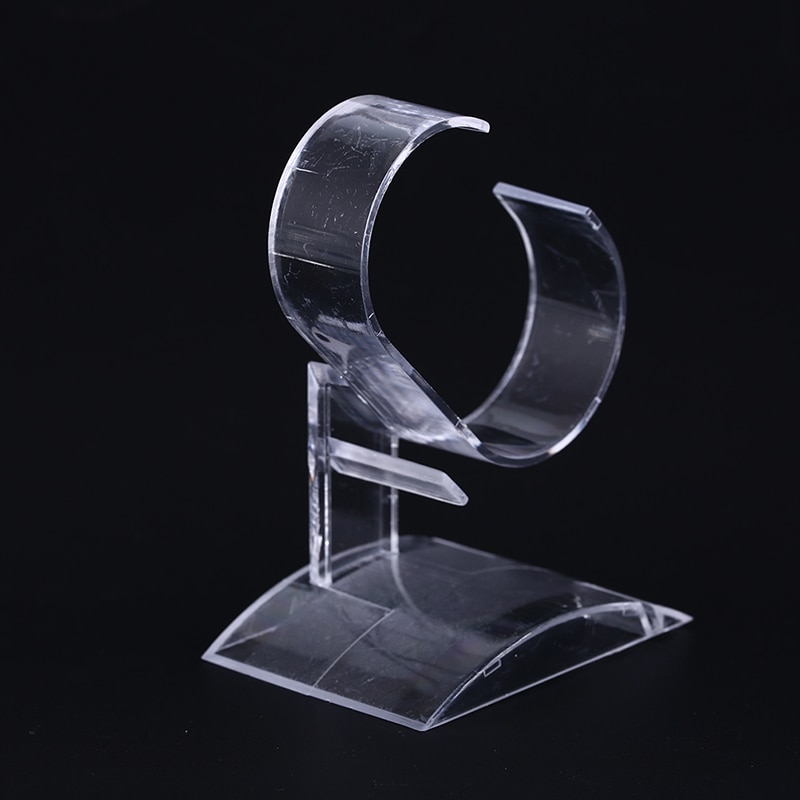 Clear Plastic Wrist Watch Display Rack Holder Clear Acrylic Watch Display Holder Stand Rack Tool Show Case Stand Tool