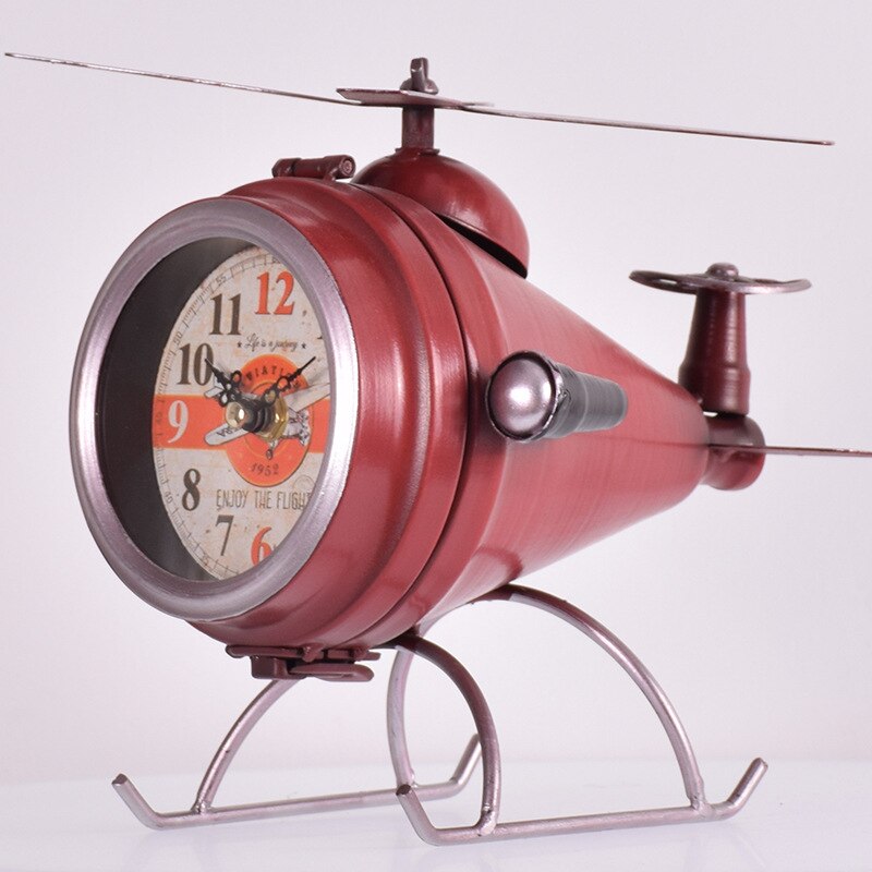 Metal Desk Clock Simple Living Room Bedroom Digital Clock Student Bedside Mute Clock