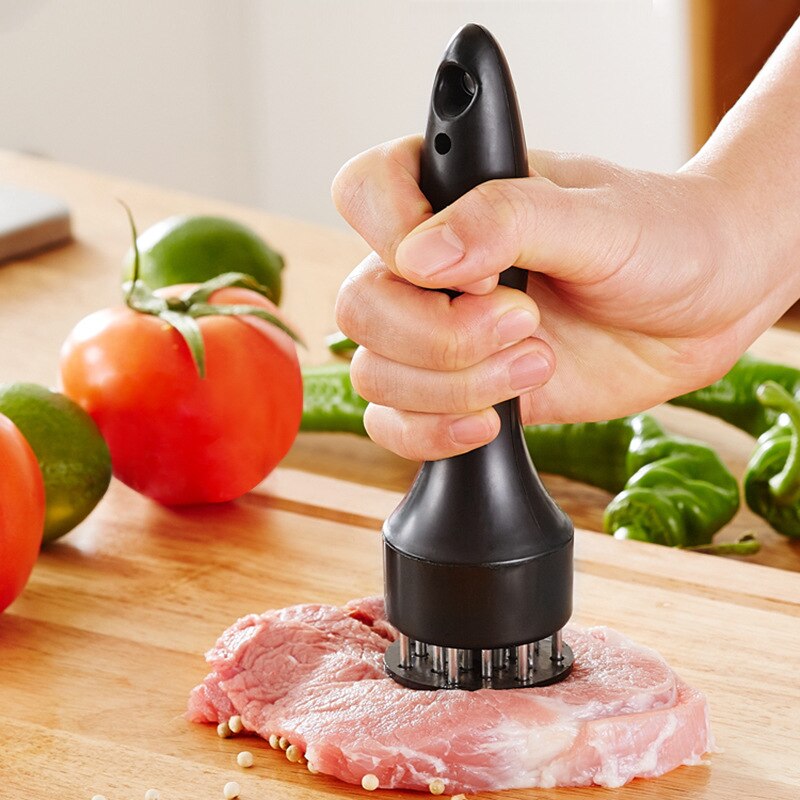 1pc cozinha carne amaciador agulha de aço inoxidável ferramentas carne profissão cozinhar acessórios