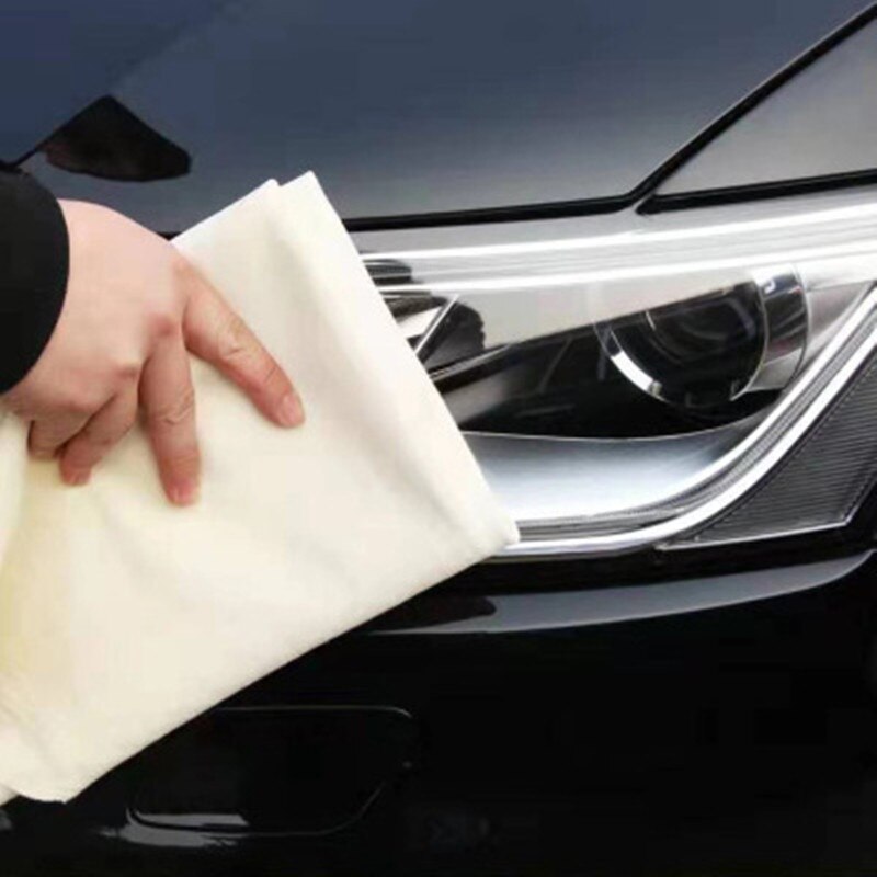Super Absorberende Auto Wassen Handdoeken Natuurlijke Zeem Auto Drogen Cleaning Polijsten Doek Auto Care Cleaner Auto Wassen Handdoek