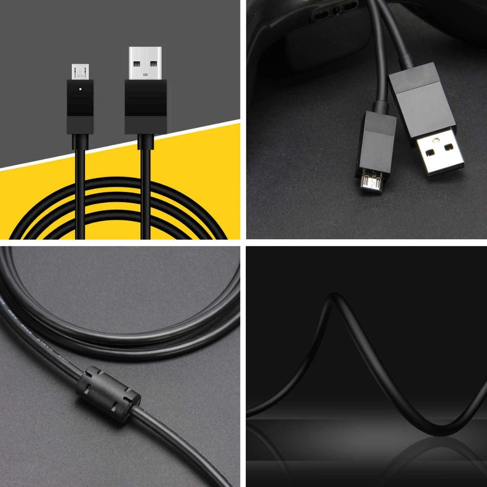 Lader Opladen Kabel Voor Xbox One S X Controller, Micro Usb 2.0 Spelen Data Sync Charge Cord 9FT