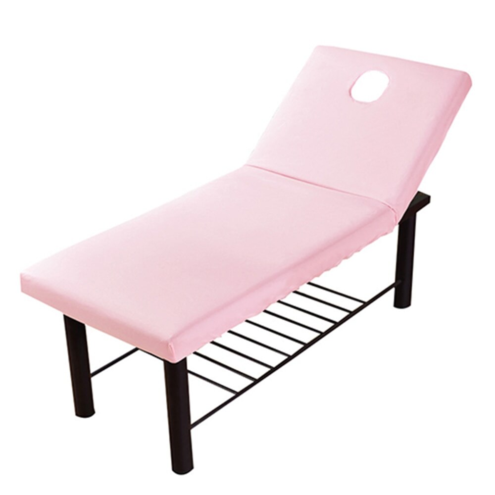 190X70Cm Schoonheid Bed Hoeslaken Schoonheidssalon Massage Beddengoed Cover Spa Couch Tafel Case: pink