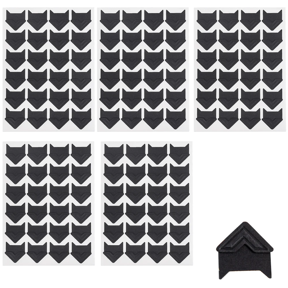 Lots Corner Stickers Album Vintage Corner Kraft Paper Stickers Self Adhered DIY Handwork Frame Photo Gold Silver Decoration: Yellow