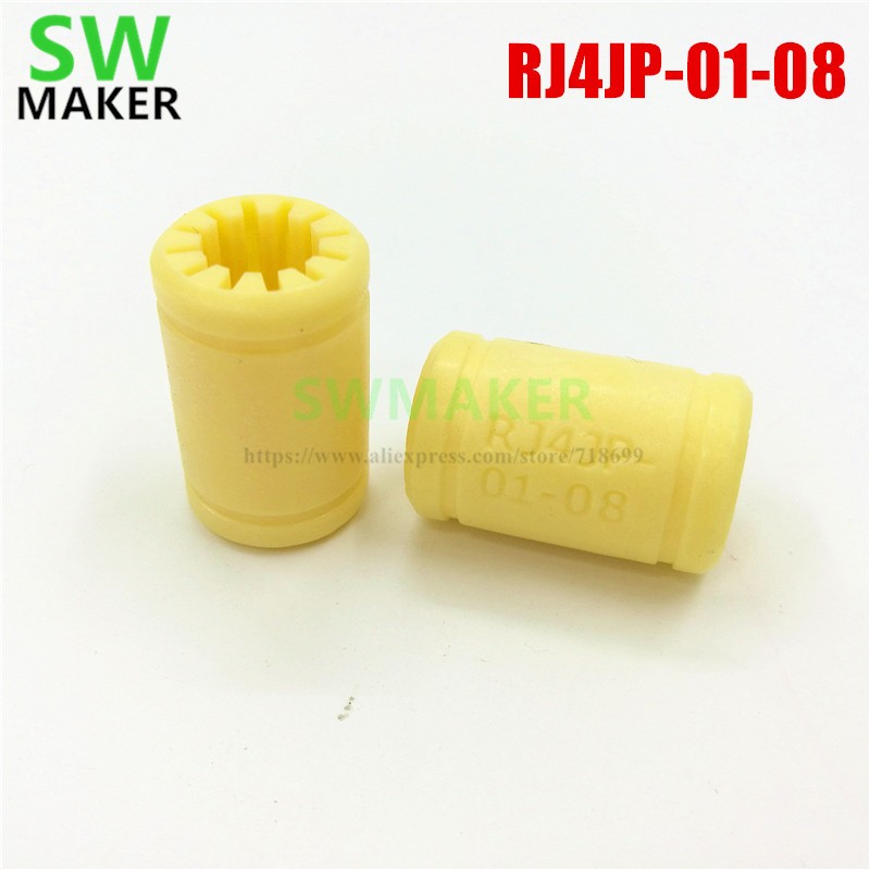 1pcs Solid Polymer LM8UU Bearing 8mm shaft Drylin RJ4JP-01-08 for Anet Reprap Prusa i3 3D Printer