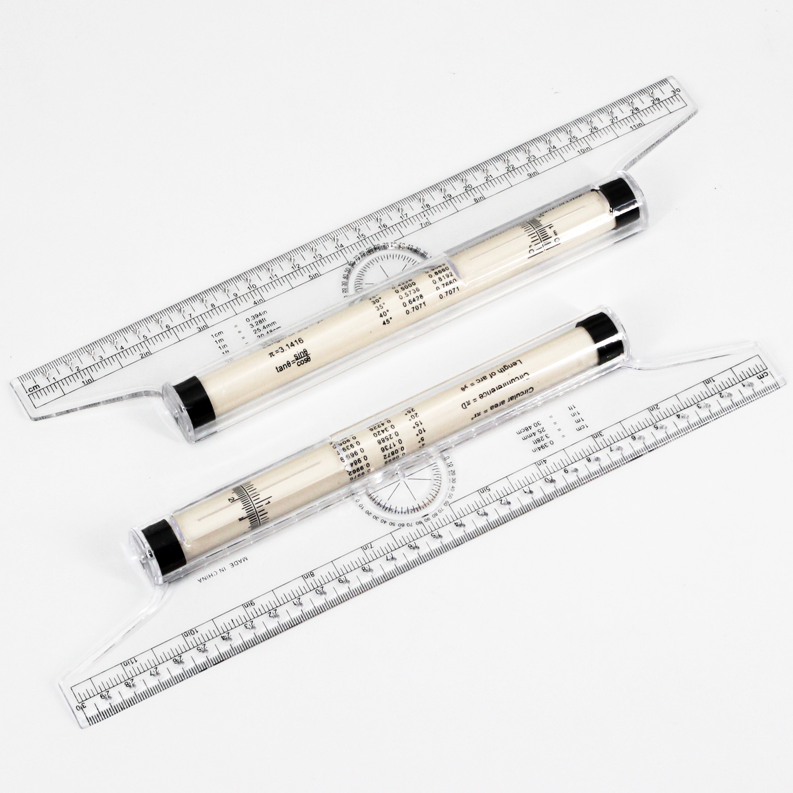 Règle parallèle roulante de 15cm 30cm, étudiante, pratique de dessin, dessin géométrique