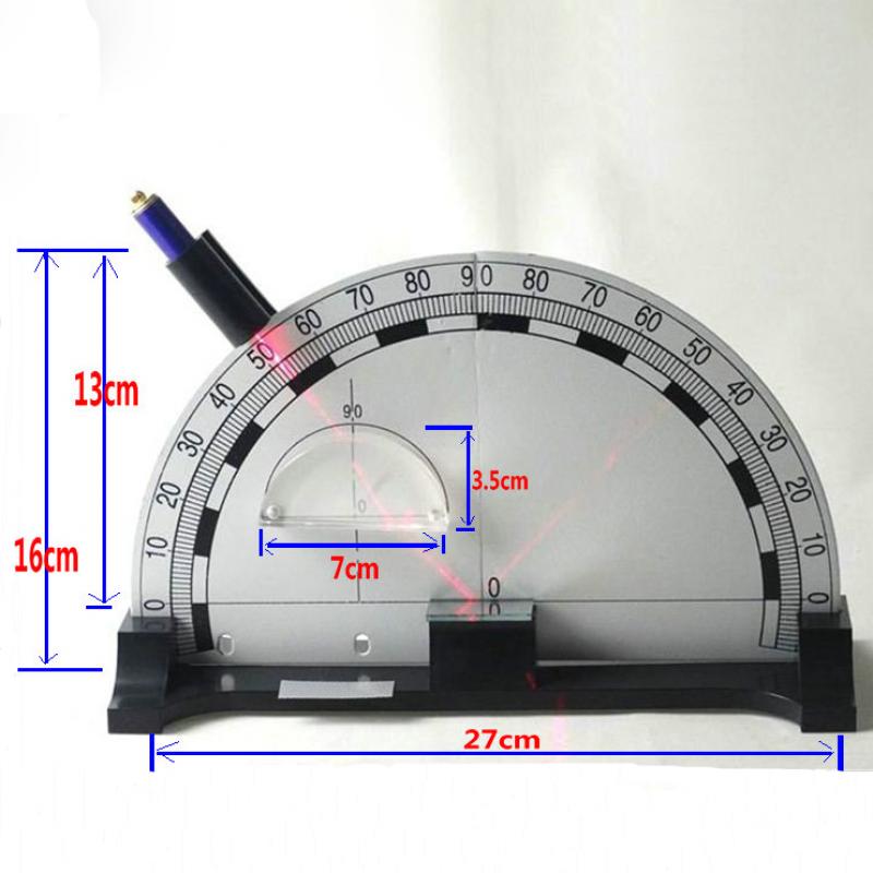 Optical Reflection and Refraction Demonstrator, Foldable Junior High School Physics Experiment Equipment Teaching Aid Instrument