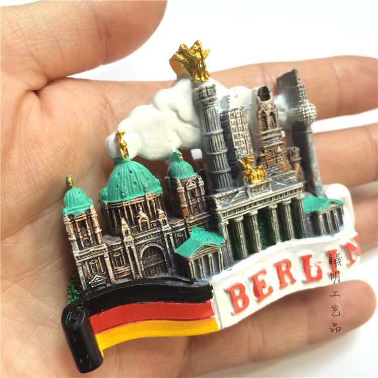 3d Fridge Magnets Berlin Ancient Buildings Fridge Magnet Souvenir Travel Collection Decorative Magnet Home Decor Ideas