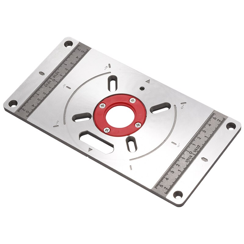 Aluminium Platte für Router Holzbearbeitungswerkbank Hobel Arbeit Bänke Tischlerei Werkzeug Zimmerei Multifunktionale Werkzeuge