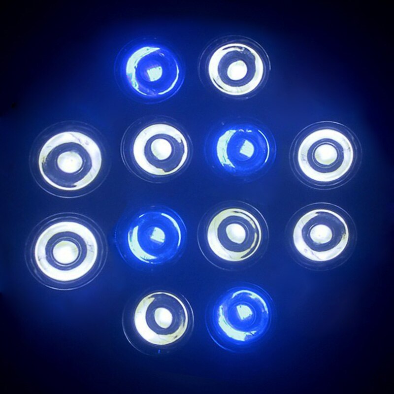 (1 stuks/partij) E27 LED Aquarium lamp, AC85-265V, 15 w/21 w/27 w/36 w/45 w/54 w, water planten Groeien Licht blub Voor Aquarium Verlichting: 4blue 8white
