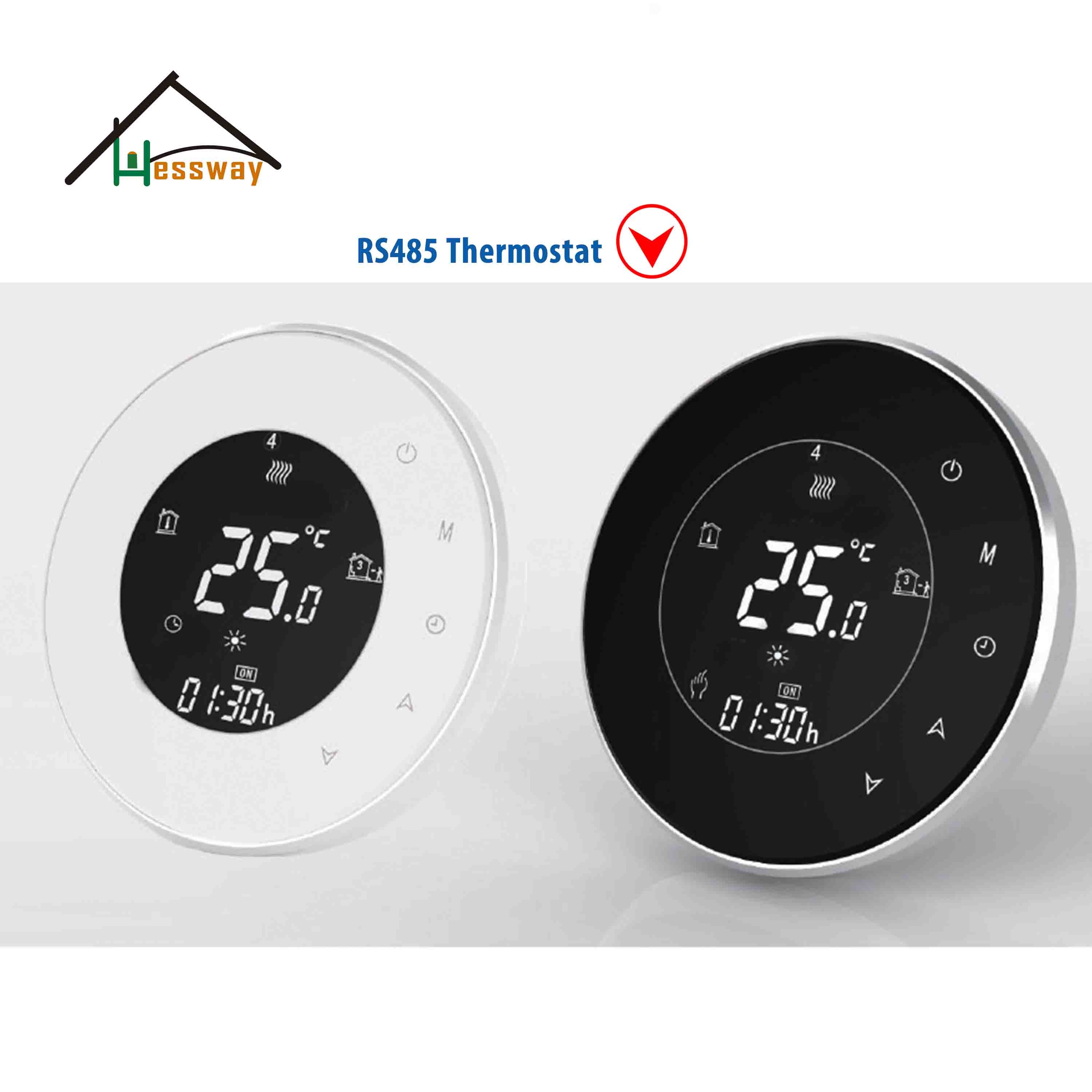 Hessway termostatventil modbus & rs485 termostat til vandvarmer nc ingen afbryder