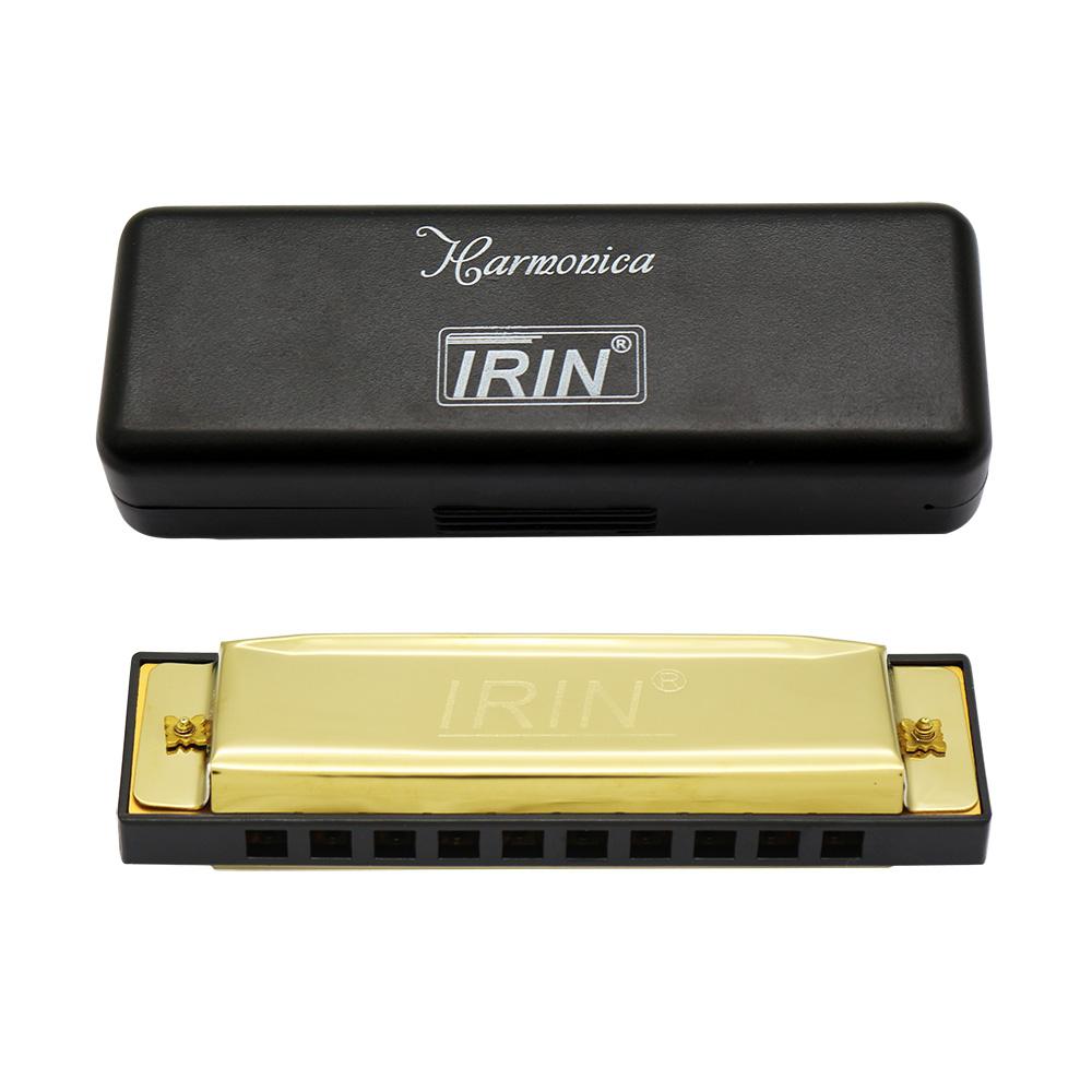 IRIN 20 Tone 10 Holes C Key Diatonic Harmonica Blues Jazz Rock Folk Music Musical Instrument