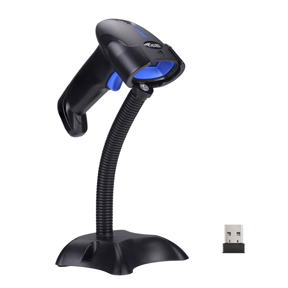 YHDAA 2d Qr 1d Drahtlose Bluetooth Barcode Scanner Handheld PDF417 Bar Code Leser Stehen/Basis Optional für Android iOS POS: 1100DBS