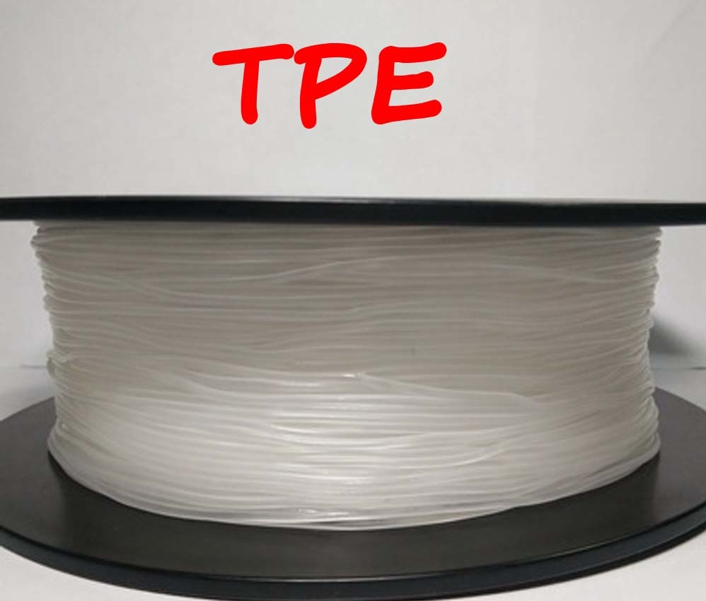 Tpe 0.5Kg 1.75Mm 3d Printing Filament Flexibele Plastic Materiaal Verbruiksgoederen Voor Makerbot Reprap Up Mendel