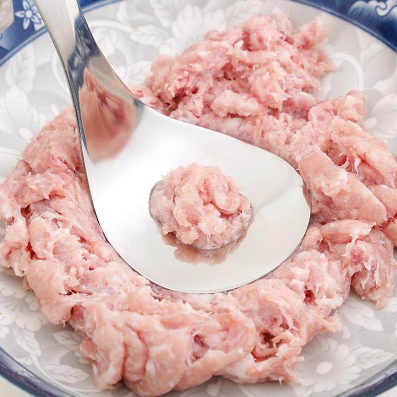 Non-Stick Meatball Maker Stainless Steel Kitchen Meat Ball Spoon DIY Fish Meat Rice Ball Maker Kitchen Meatball Mold Tools