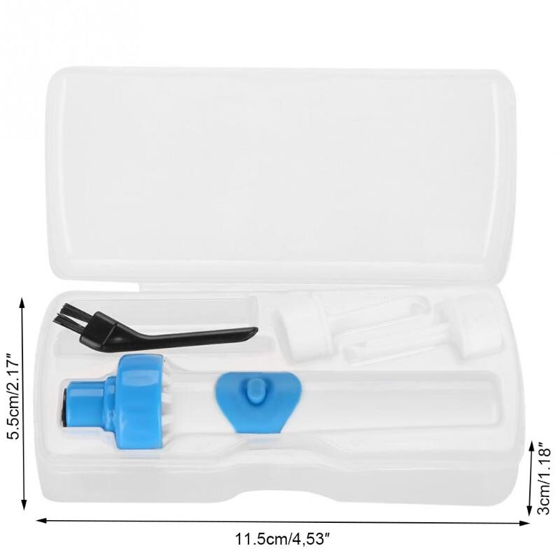 Extracción de cera de los oídos de vacío para niños y adultos Limpieza de orejas Kit inteligente Extractor de cerumen herramienta con reemplazable consejos juego limpio