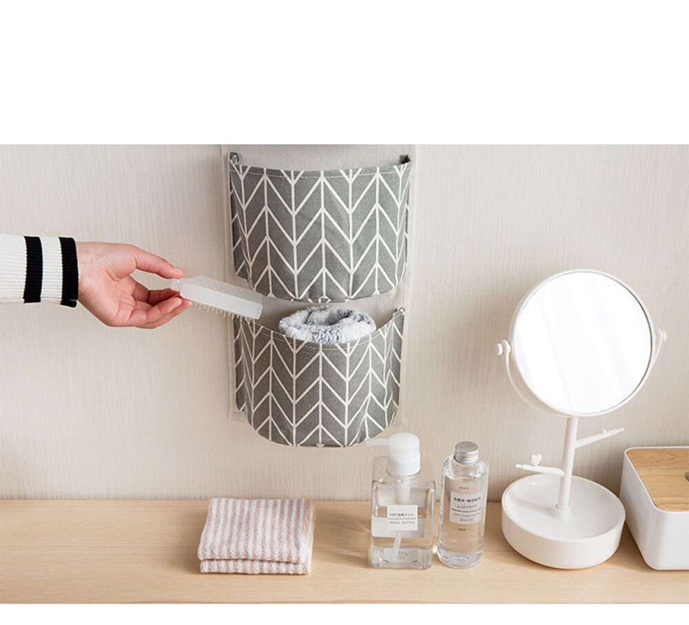 3 kratownica na ścianę wisząca torba robić przechowywania szafa organizator pojemnik na zabawki ozdobne kieszenie etui Perchero akcesoria robić dekoracji wnętrz #30