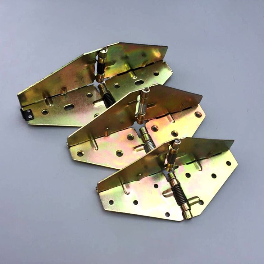 1Pc 1.88/2mm Iron Butterfly Folding Hinges, Kitchen Dinner Table Cross Spring Hinges, 180 Degree Furniture Desktop Flip Hinge