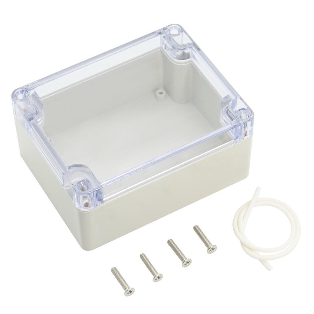 Electronic Junction Box Plastic Enclosure Project Instrument Case Waterproof Electrical Project Box 115x90x55MM with Clear Cover