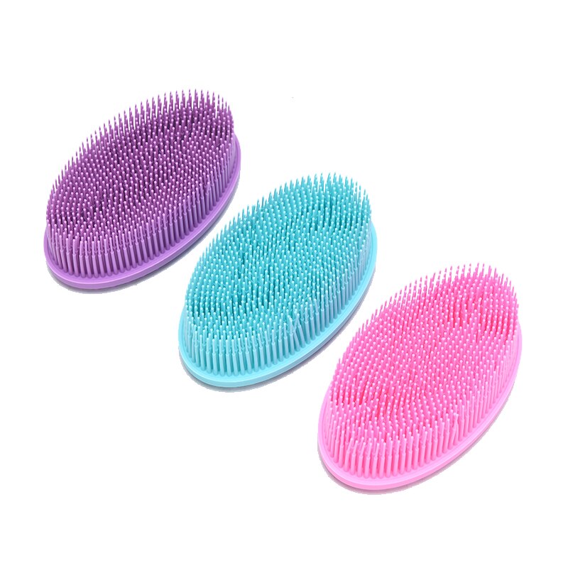 1Pcs Siliconen Head Body Massager Shampoo Hoofdhuid Massage Borstel Body Douche Borstel Bad Spa Douche Gereedschappen