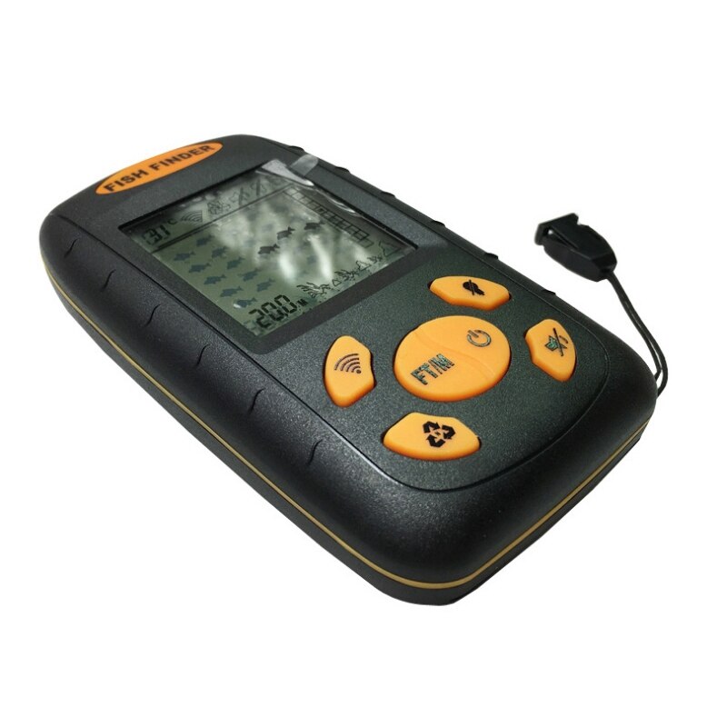 Sonar buscador de peces transductor de alarma con Sensor de Sonar de profundidad de pesca