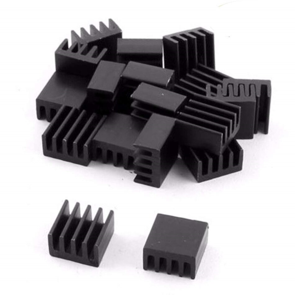 20pcs Aluminum Heat Sink Cooler Cooling Raspberry Pi Heatsink Kit for Computers Raspberry Pi Heatsink Dissipation