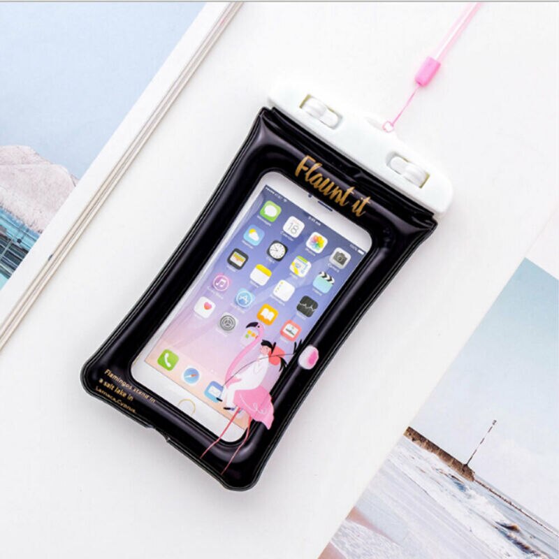 Novo! Saco impermeável do telefone universal subaquático caso saco do telefone móvel bolsa seca