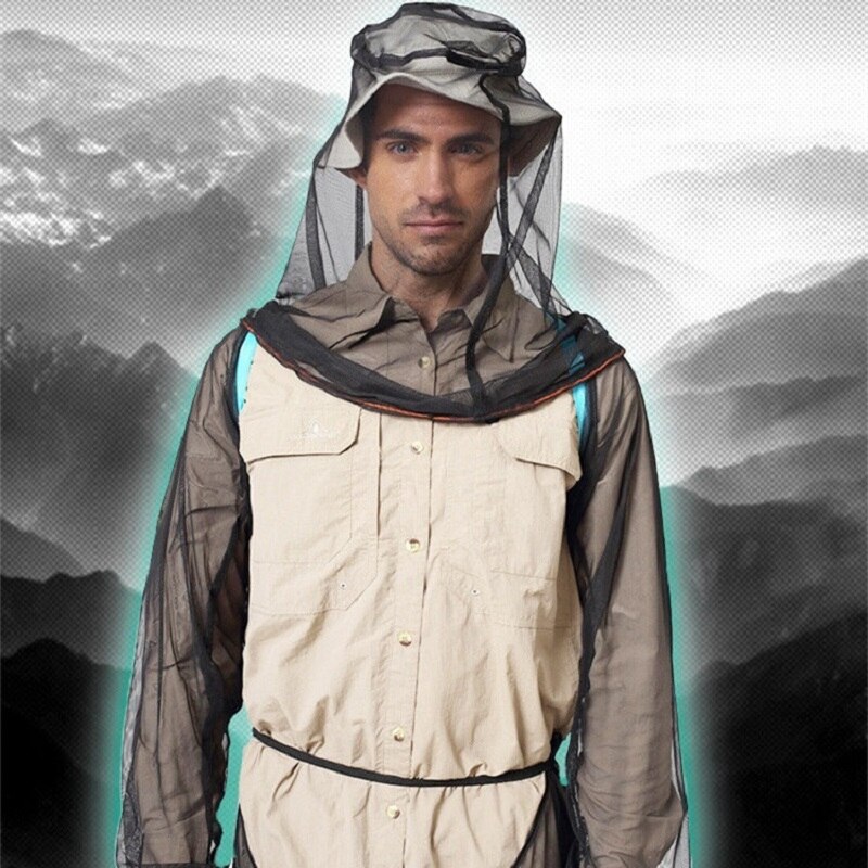 Outdoor Anti Mosquito Kleding Vissen Pak Mug Gaas Anti Bee Mosquito Proof Vesten Vissen Kleren Mosquito Voorkomen Pak