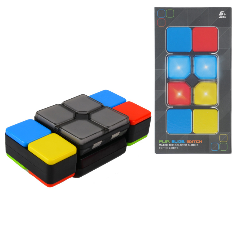 Cubo di musica elettronica suono luce memoria gioco Puzzle regali di decompressione antistress giocattolo educativo di intelligenza per bambini: Craft pack box