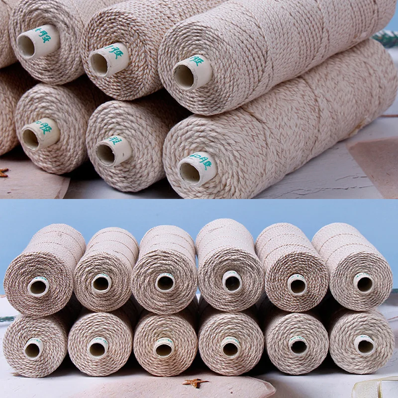 15-60 Stränge 70-150m lange Aroma kerze DIY rauchfreier Docht Baumwoll papier Docht Kerzen draht Soja wachs Herstellungs Material