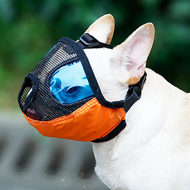 1pc hund træningsprodukt mesh åndbar mundkurv mund mund næse anti bark bid tygge hund justerbar maske cryxl 61