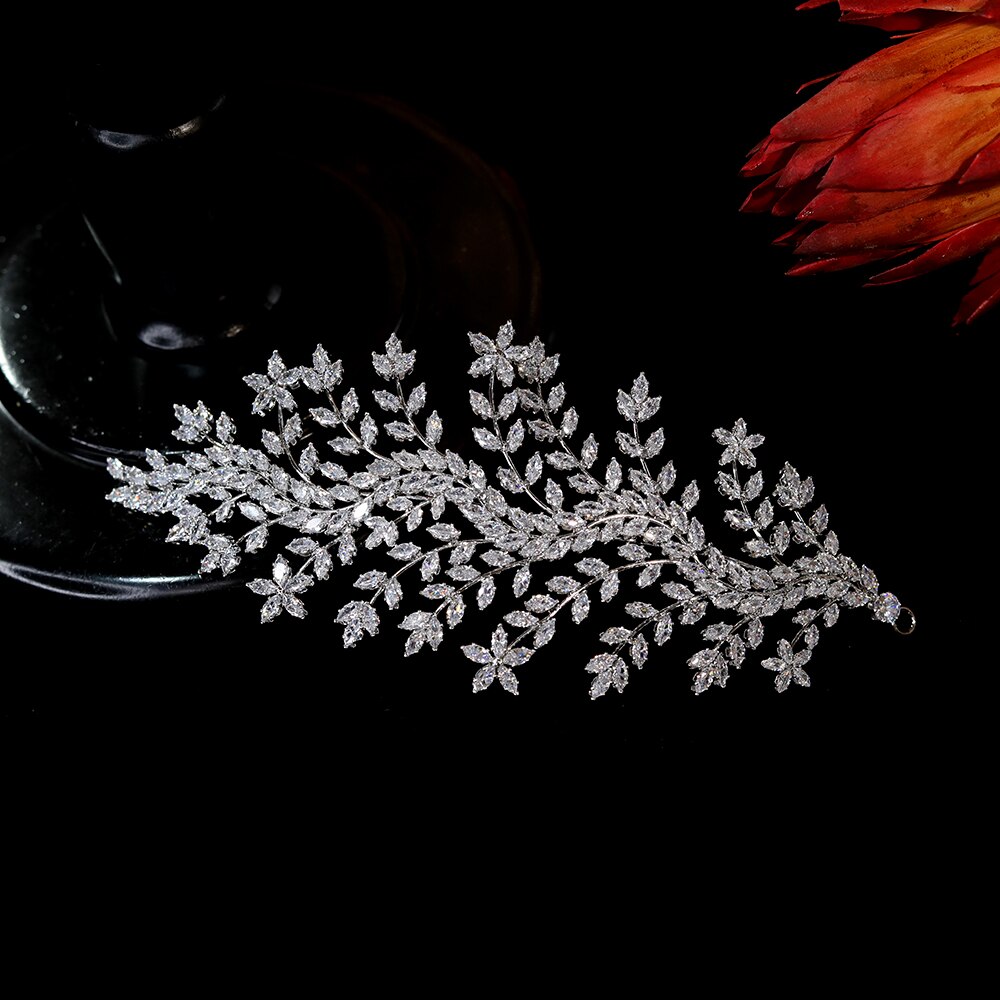Dubai Bruiloft Haar Accessoires Bruids Hoofdtooi Haarband Haarspeld Bruiloft Haar Accessoires Vrouwen Banket Partij Hoofdtooi A00861