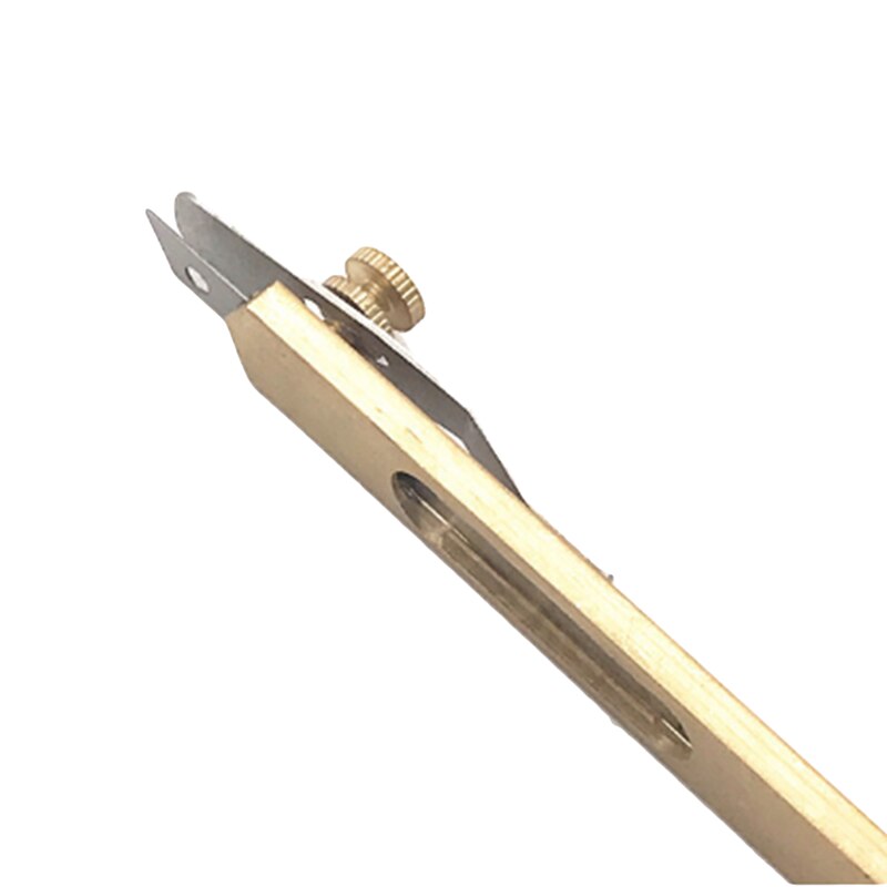 1pc Durable Leather Craft Tools DIY Incision Cutter Brass/steel Trimming Tool With Blade For Making Wallet Craftwork