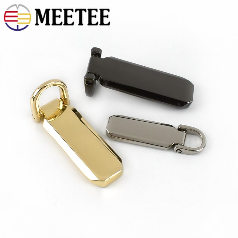 10pz estrattori per cerniere in metallo staccabili per 3 #5 # cerniere cursori linguette per cerniera lampo cerniera lampo kit di riparazione cerniere accessori hardware per cucire fai da te