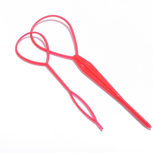 Magic Hair Styling Set Hair Pin Bun Maker Hair Braiding Twist Styling Tool Centipede Braids and Double Hook Plates Tool: 01