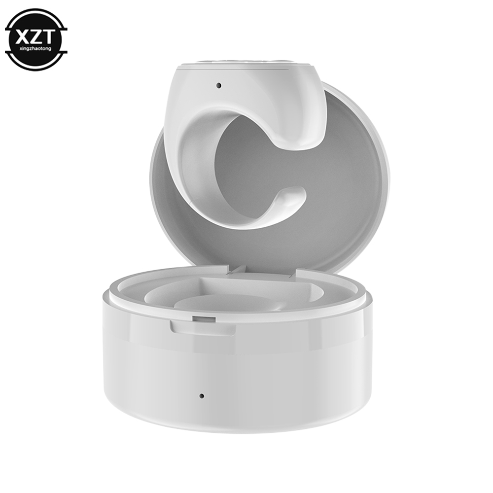 Bezprzewodowy, kompatybilny z Bluetooth, mobilny pierścień zdalnego sterowania Selfie Lazy Artifac do telefonu komórkowego dla Xiaomi Apple: WHITE