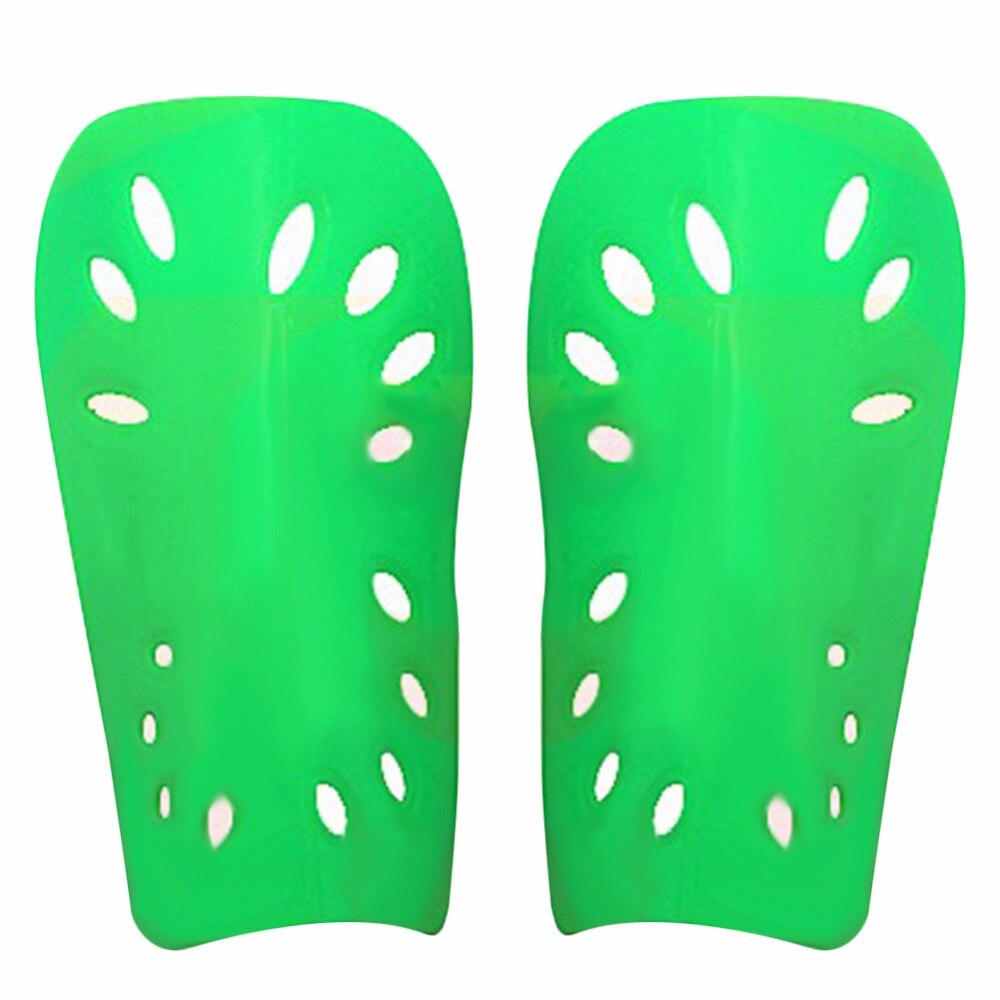 Fútbol espinilleras almohadillas suaves fútbol Cuish Plate transpirable espinilleras Protector de pierna espinilleras de fútbol: green / For Adult