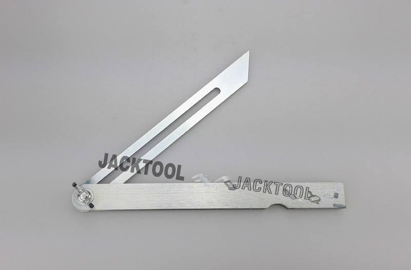 200mm Carbon Steel Sliding Portractor Sliding T Bevel Square Gauge Protractor Angle Transfer Tool