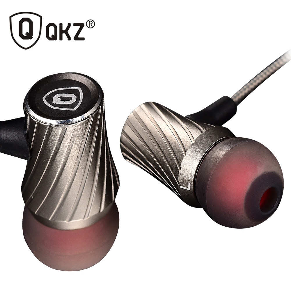 Qkz DM3 Auricolari In-Ear - Metallo Super Bass - Compatibili Cellulare, PC, MP3