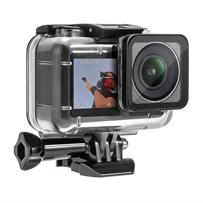 Waterdichte hoes action camera dji osmo waterdichte behuizing/doos/schaal beschermhoes/frame/behuizing waterdichte diepte 61m