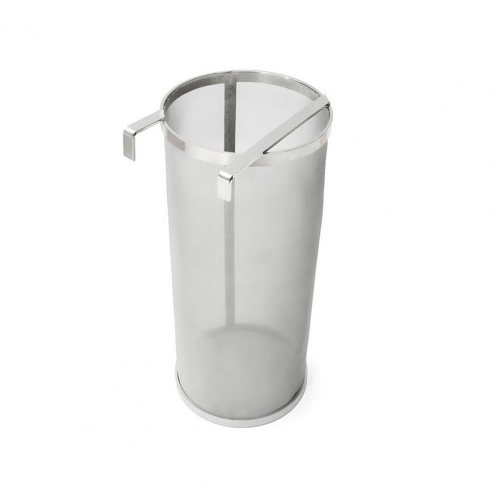 Filtro de vino 304 ecológico a prueba de óxido, acero inoxidable, tolva de vino, colador de araña, cerveza casera, Hop, filtro de malla para el hogar: L